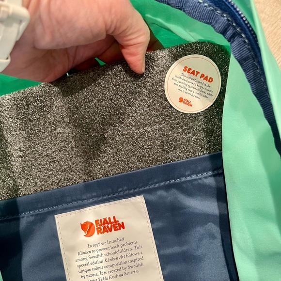 Fjallraven Kanken Art Mini Backpack - Coast Line/Sky NWT limited edition - Picture 9 of 15